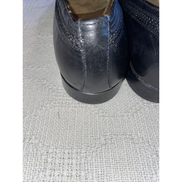 Jonathan Richards Dress Shoes Men’s Size 9.5 Medium Black Leather Slip On Formal - Picture 11 of 12